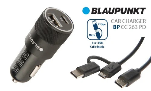 Blaupunkt Fast Car Charger BP CC 263 PD - Dual - view 2