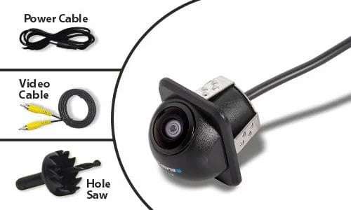 Blaupunkt Universal OE Fitment Type Rear Number Plate Camera with SD Picture Quality & Dynamic Guidelines BC DH4.3 - view 2